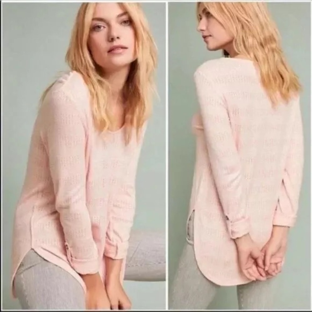 Anthropologie Akemi + Kin Sylvie Pointelle Sweater